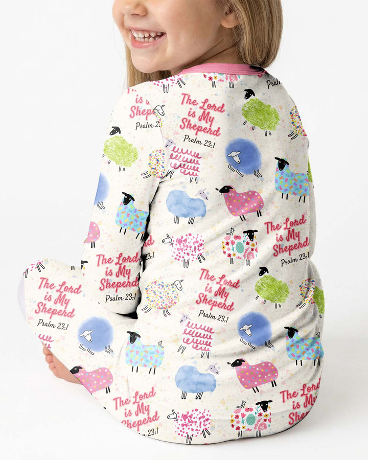 Template Bamboo Two Piece Long Sleeve Pyjamas Set