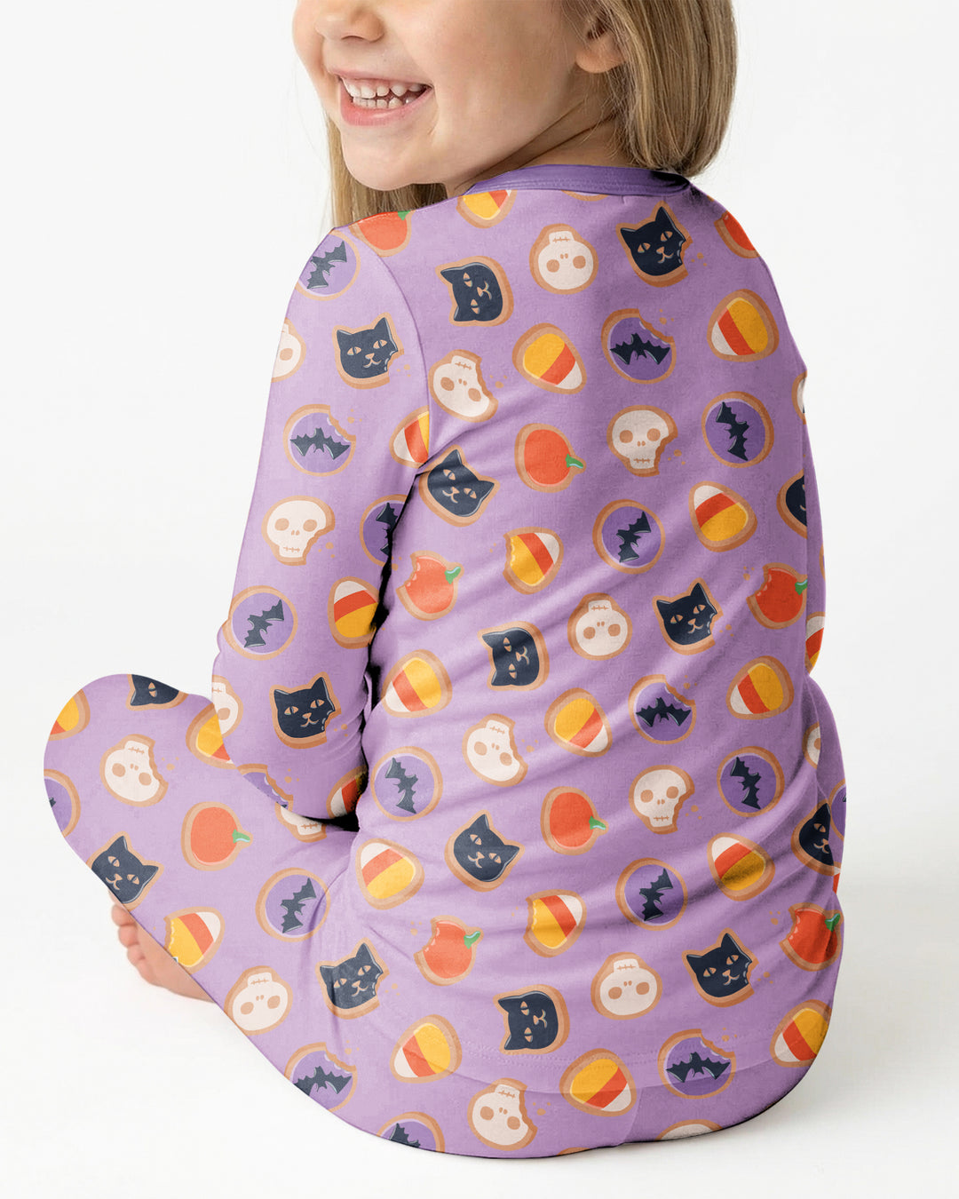 Halloween Cookies Bamboo Two Piece Long Sleeve Pajama Set