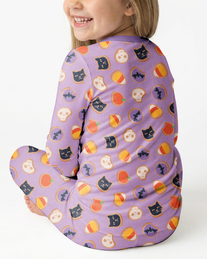 Halloween Cookies Bamboo Two Piece Long Sleeve Pajama Set
