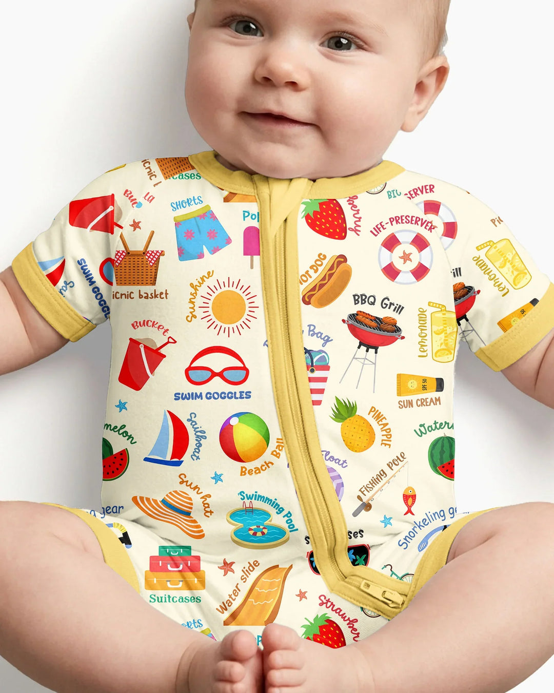Love Summer Bamboo Shorty Zippy