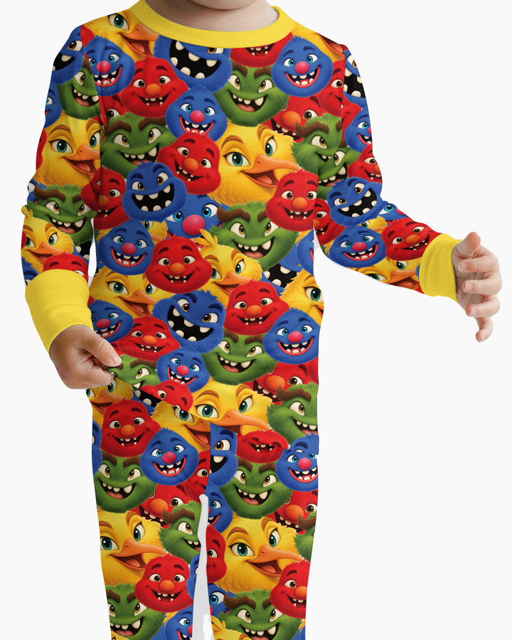 Let Have Some Fun Bamboo Two Piece Long Sleeve Pajama Set