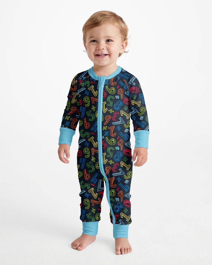 Math Doodles Bamboo Convertible Zippy