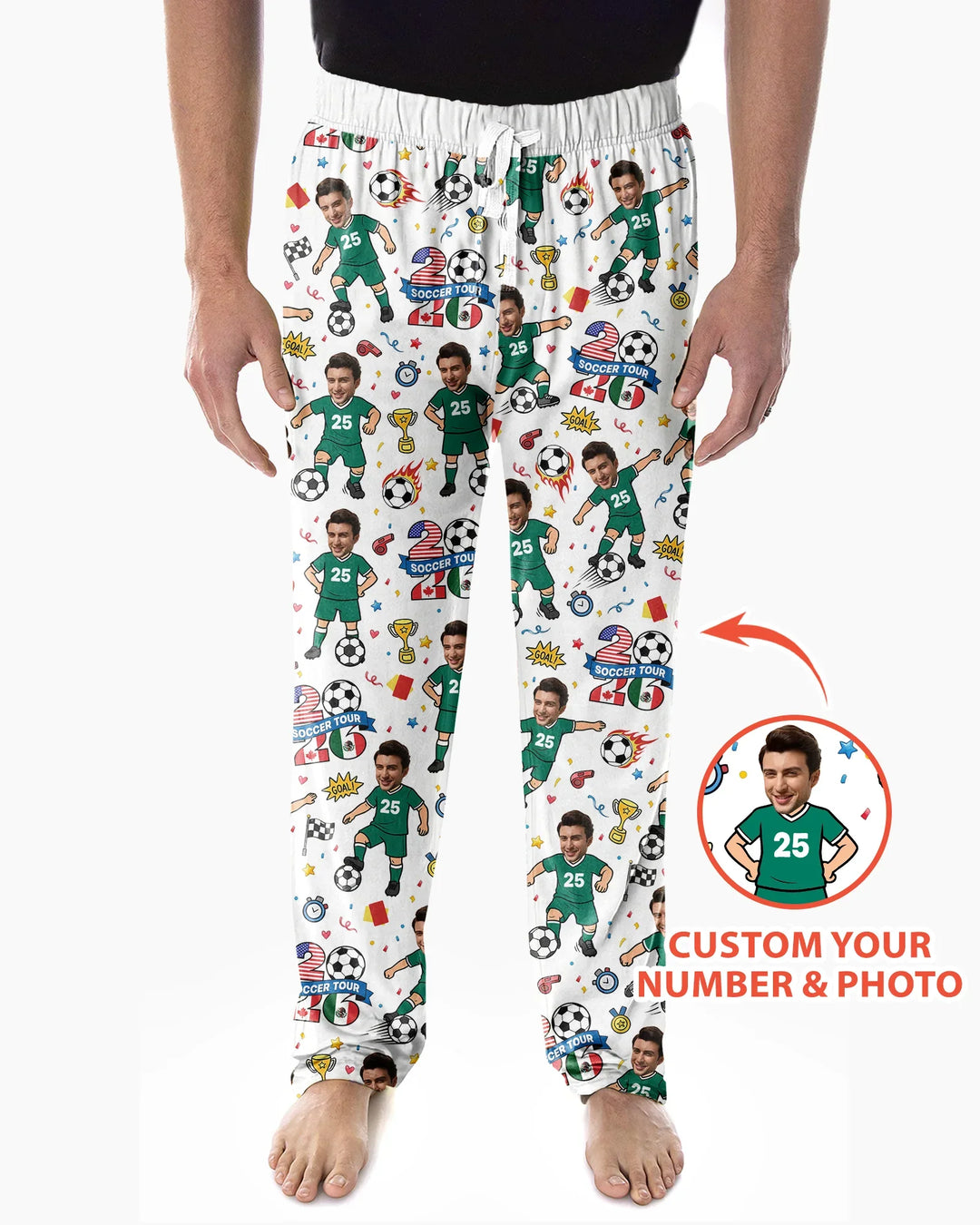 Soccer Tour 2026 Best Player Bamboo Men's Pajama Set
