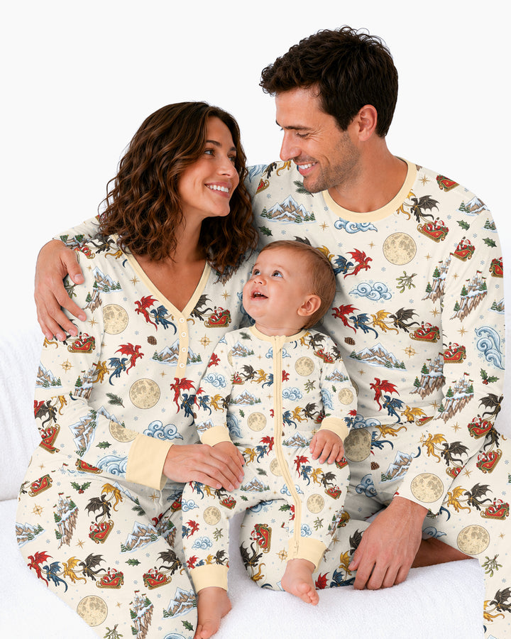 Fourth Wing Christmas Bamboo Women Pajama Set