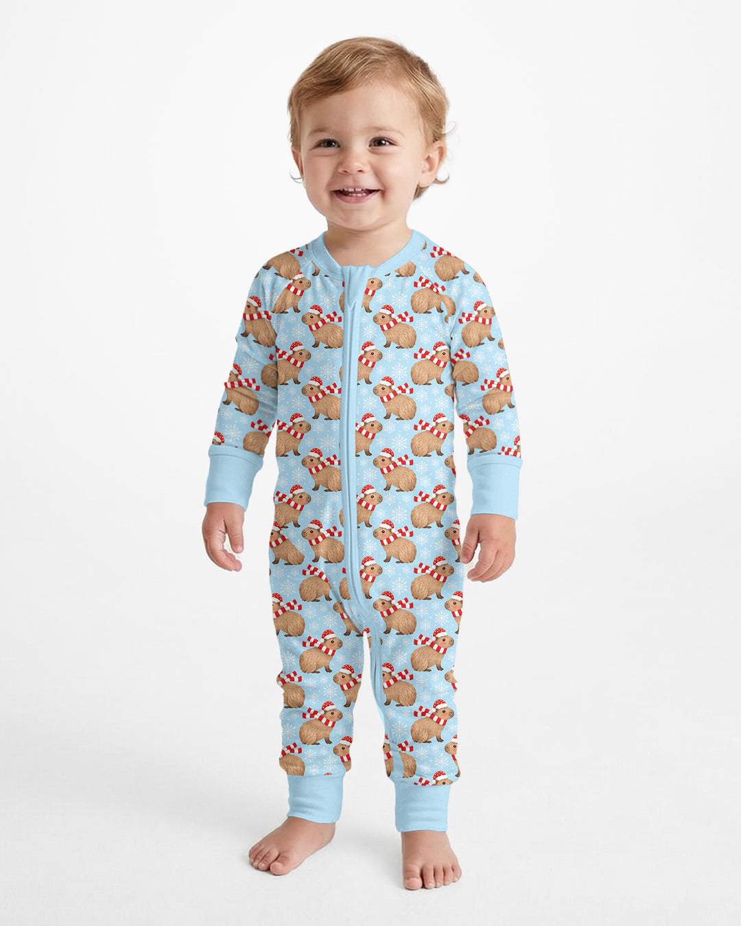 Holiday Capybaras Bamboo Convertible Zippy