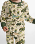 Template Bamboo Two Piece Long Sleeve Pyjamas Set