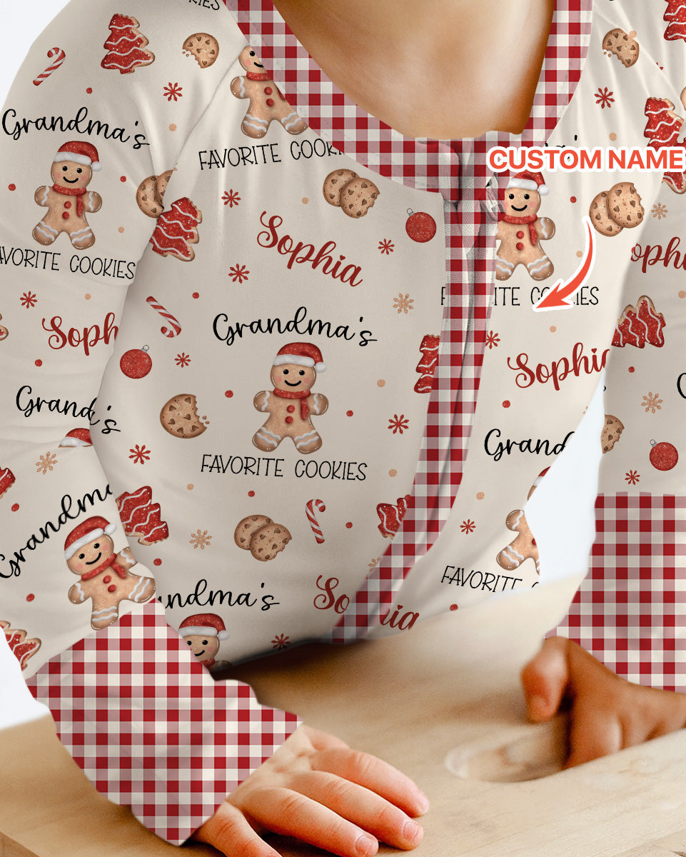 Custom Name Grandma’s Favorite Cookies Bamboo Convertible Zippy