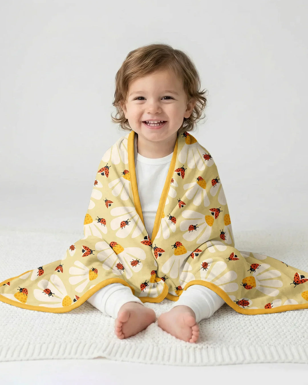 Lucky Little Bug Bamboo Blanket