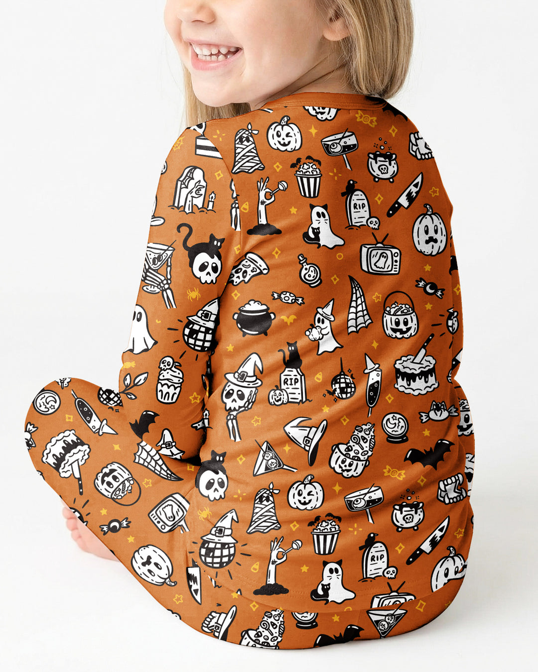 Template Bamboo Two Piece Long Sleeve Pyjamas Set