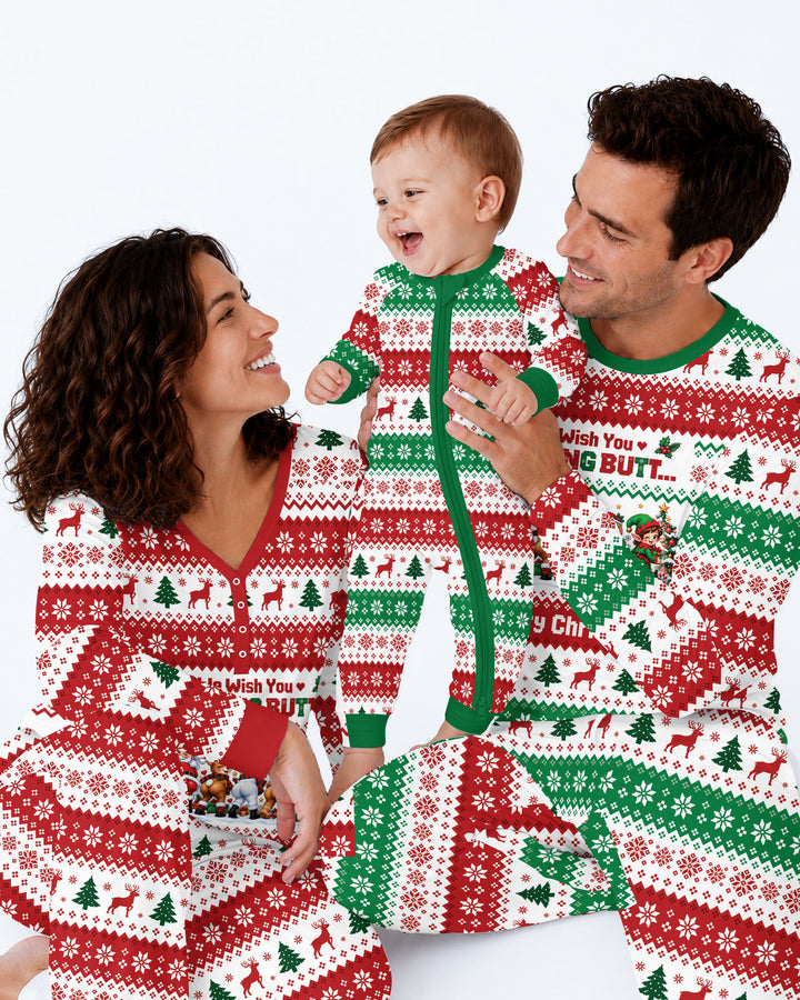 We Wish You Nothing Butt A Merry Christmas Bamboo Men's Pajama Set