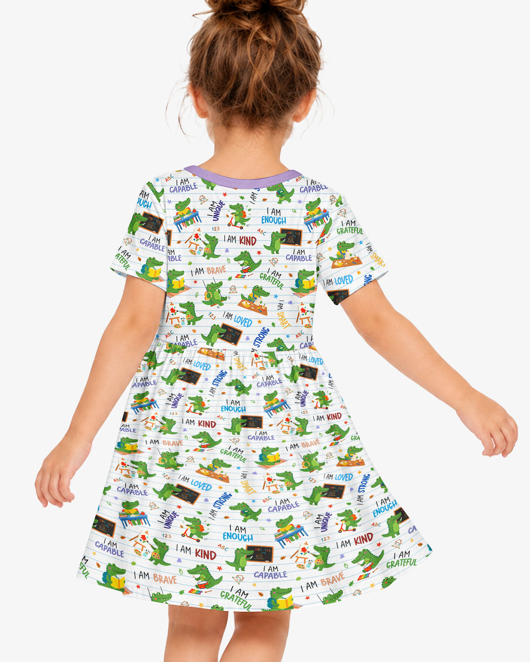 Brave Gator Days Bamboo Twirl Dress