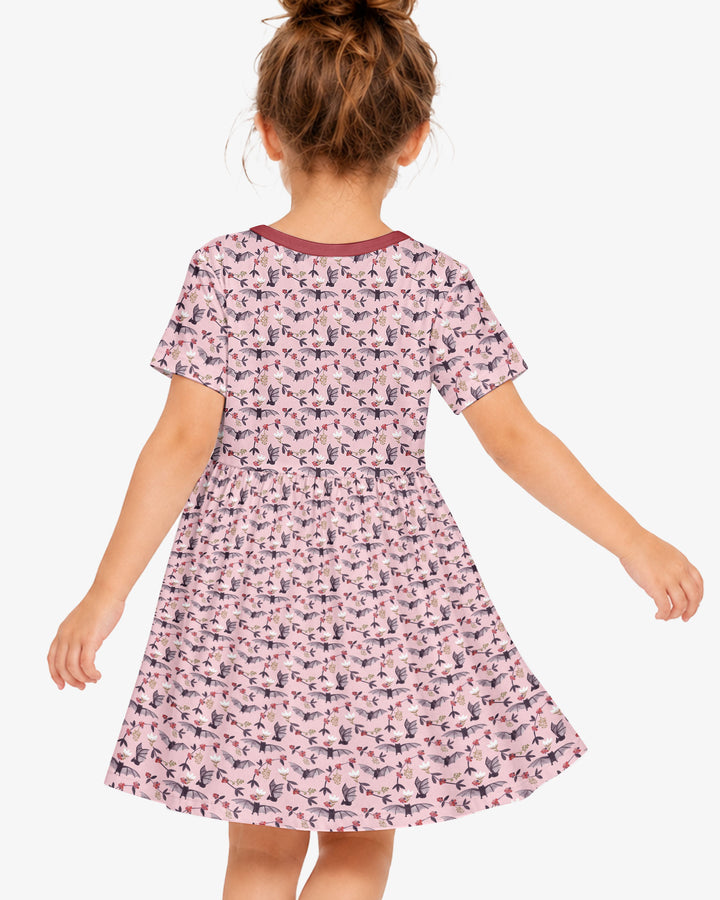 Fruit Bats Whimsy Bamboo Twirl Dress