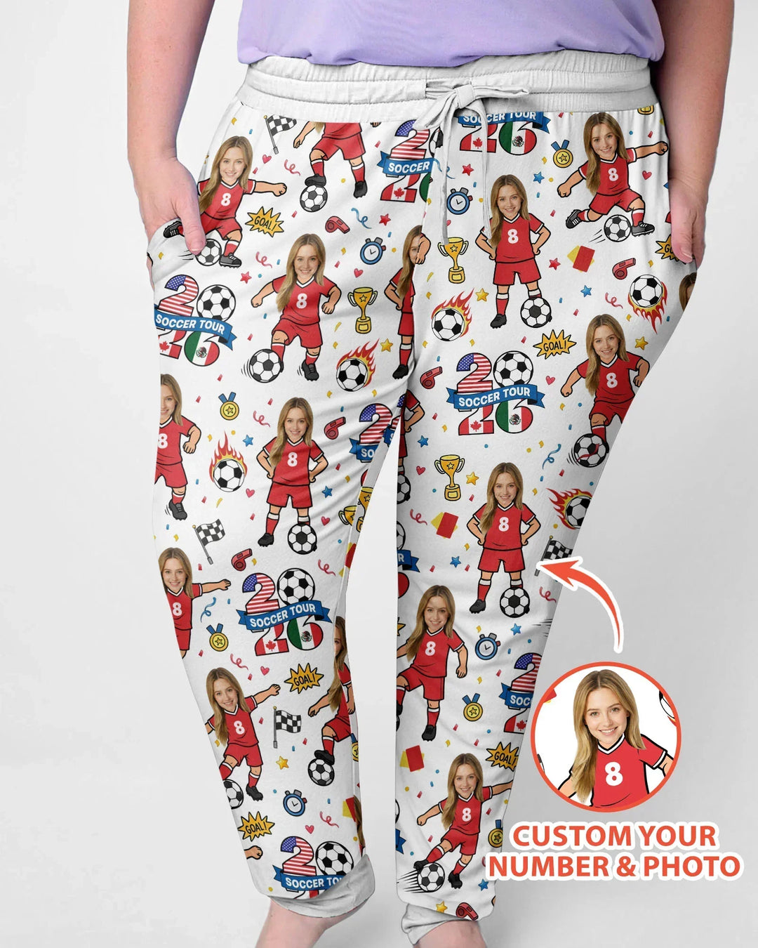 Soccer Tour 2026 Best Player Bamboo Women Pajama Set