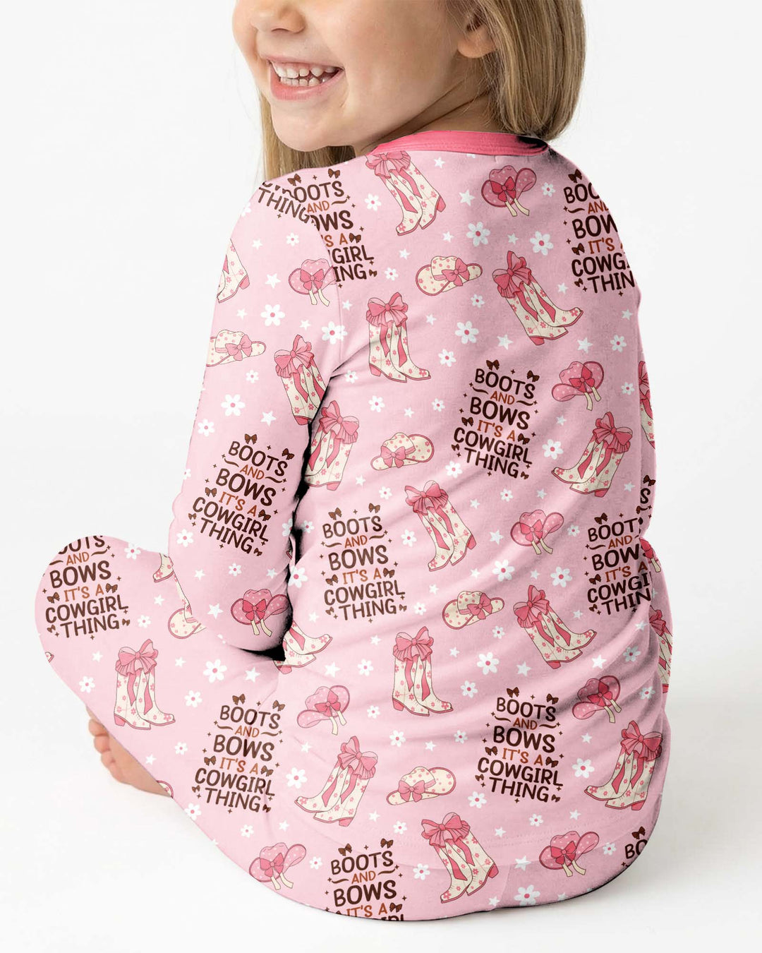 Template Bamboo Two Piece Long Sleeve Pyjamas Set