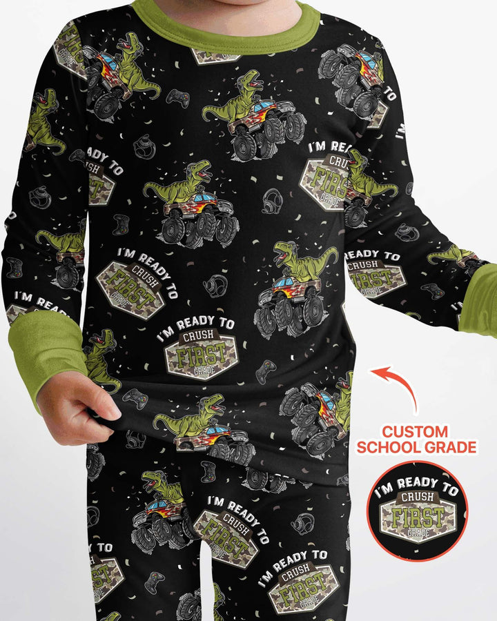I'm Ready to Crush Bamboo Two Piece Long Sleeve Pajama Set
