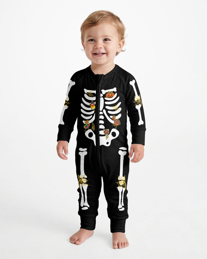 Halloween Skeleton Candy Bamboo Convertible Zippy