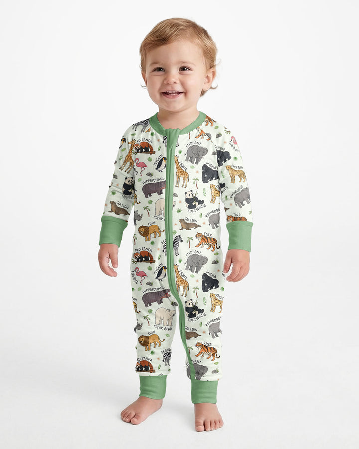 Safari Animals Bamboo Convertible Zippy