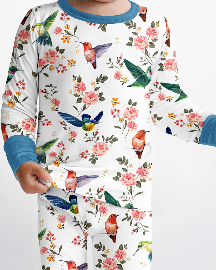 Template Bamboo Two Piece Long Sleeve Pyjamas Set