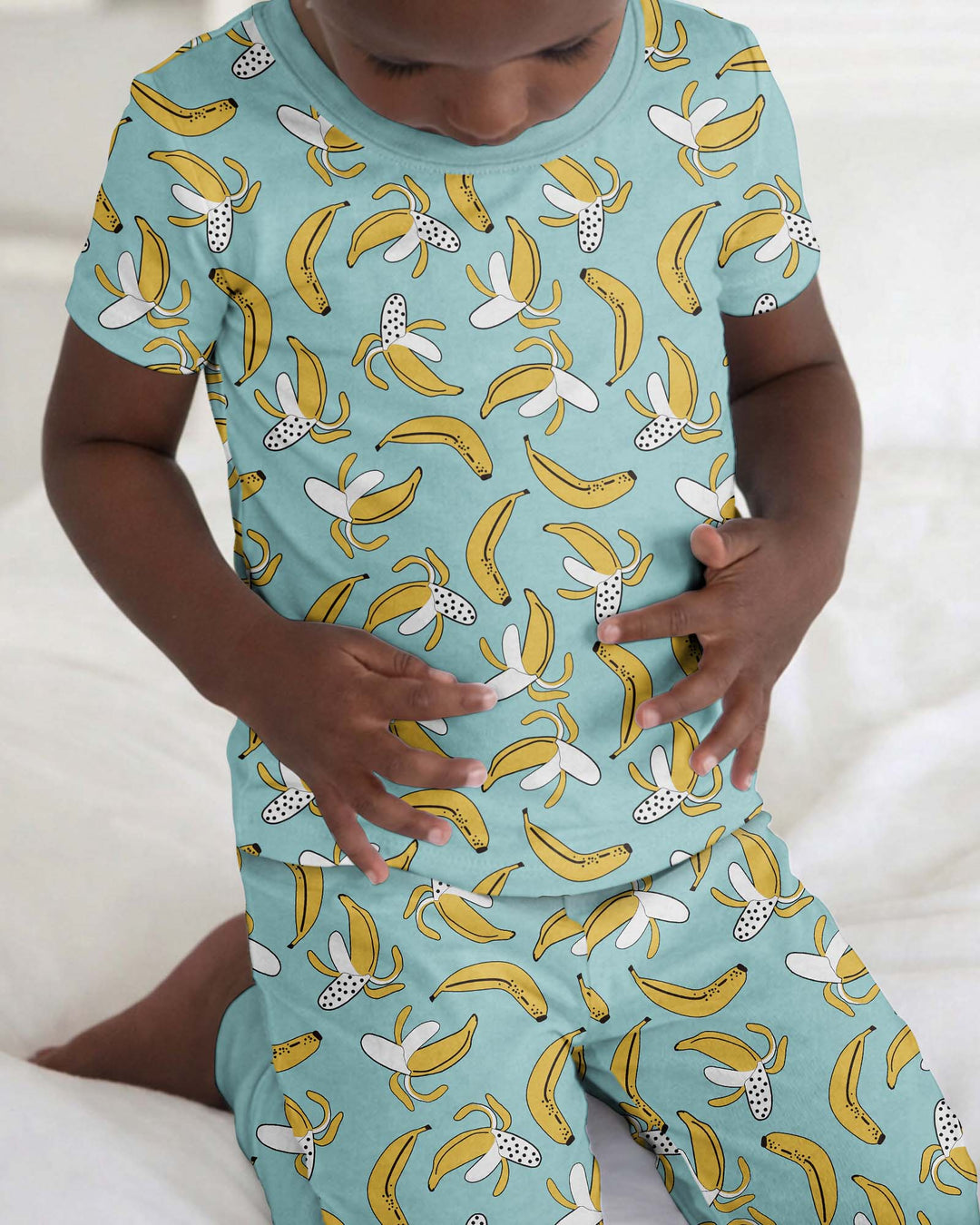 Bananas Bamboo Two Piece Short Sleeve Pyjamas Set