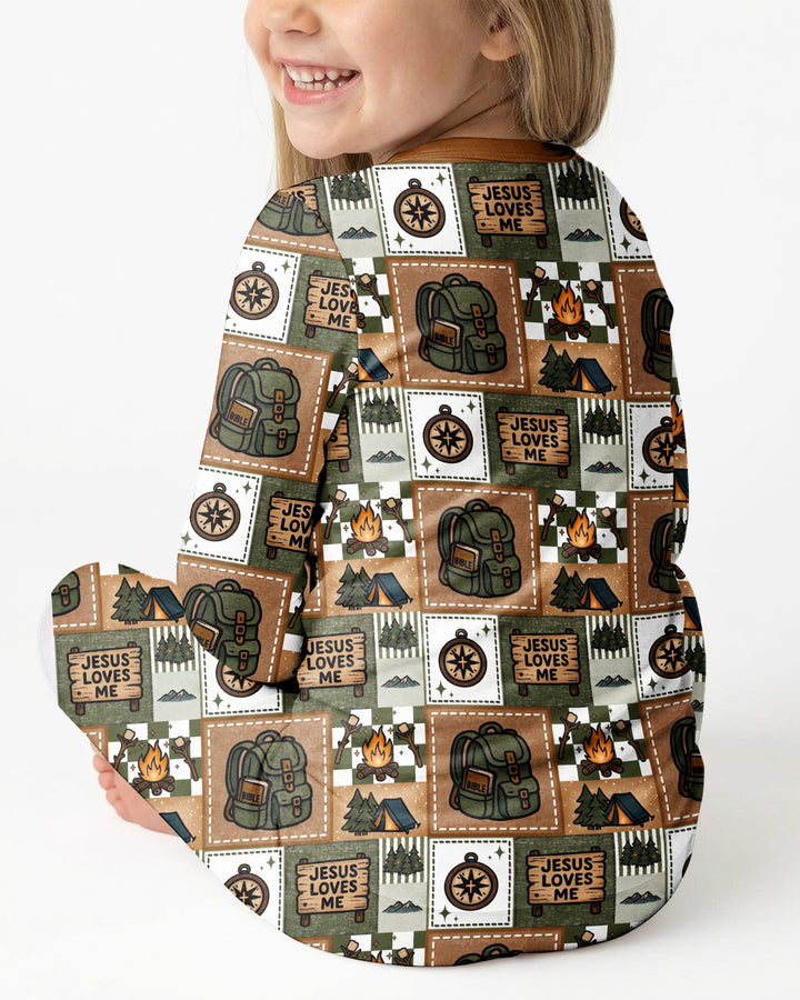 Template Bamboo Two Piece Long Sleeve Pyjamas Set