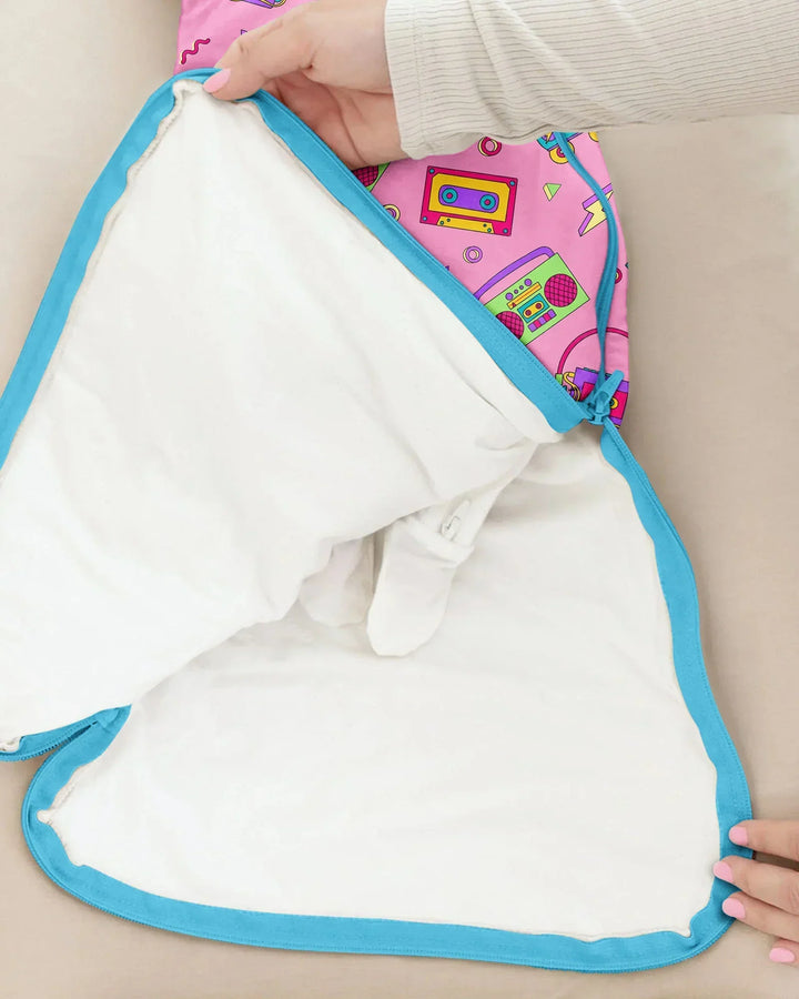 80s Retro Neon Bamboo Sleep Bag