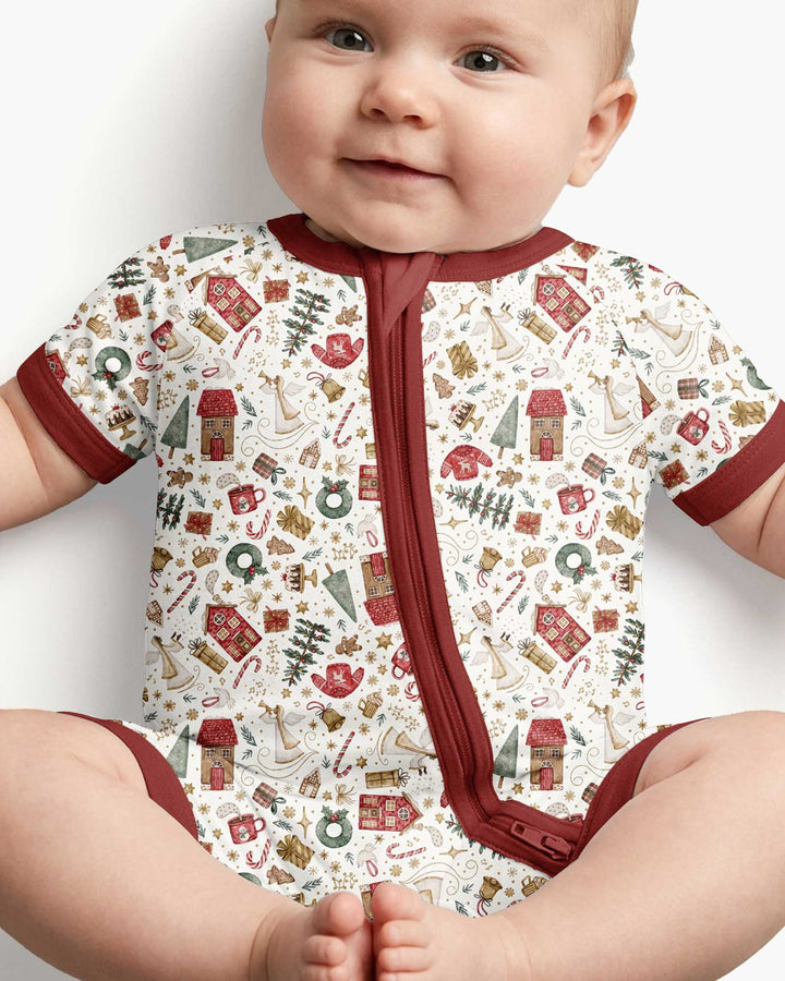 Magical Christmas Story Bamboo Shorty Zippy