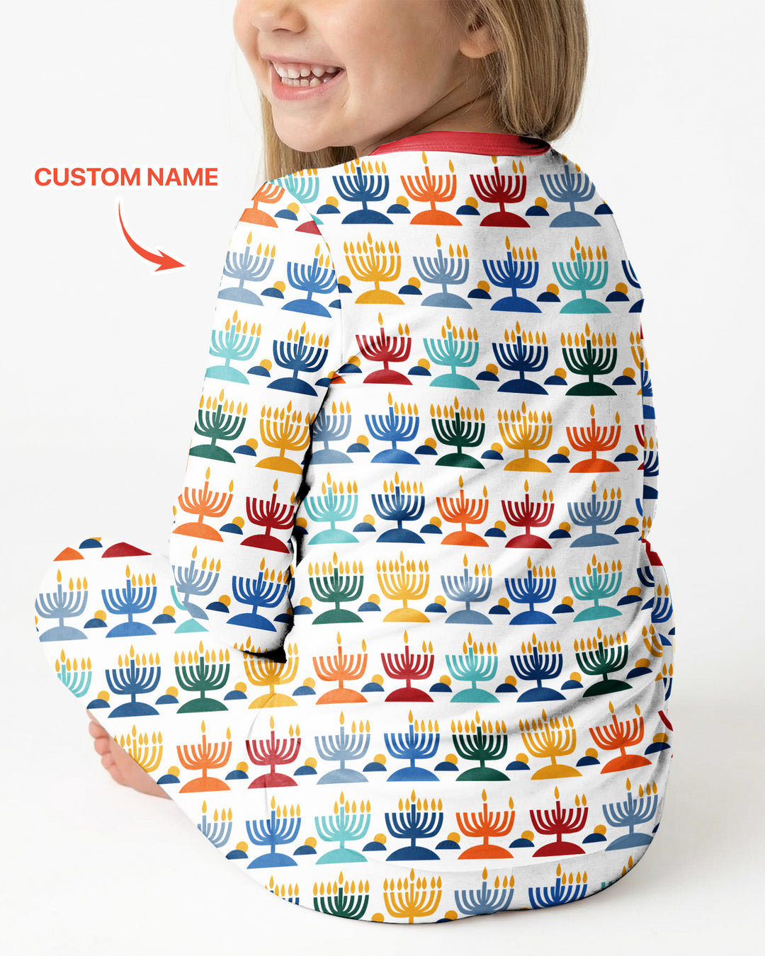 Let's Get Lit Hanukkah Bamboo Two Piece Long Sleeve Pajama Set