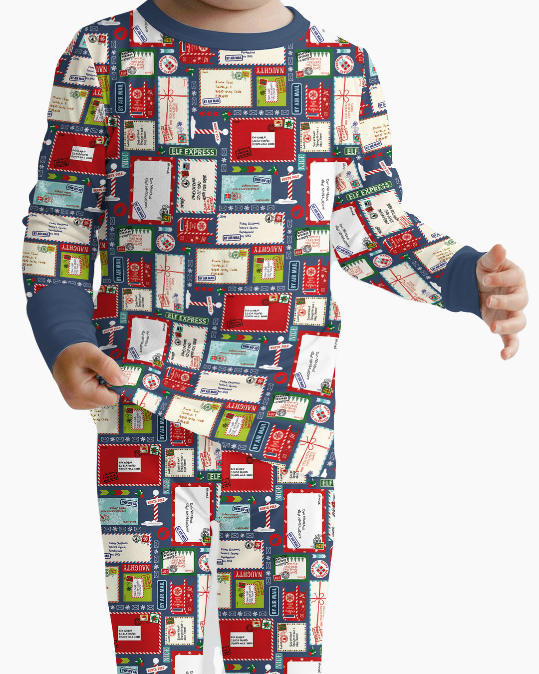 Dear Santa Bamboo Two Piece Long Sleeve Pajama Set