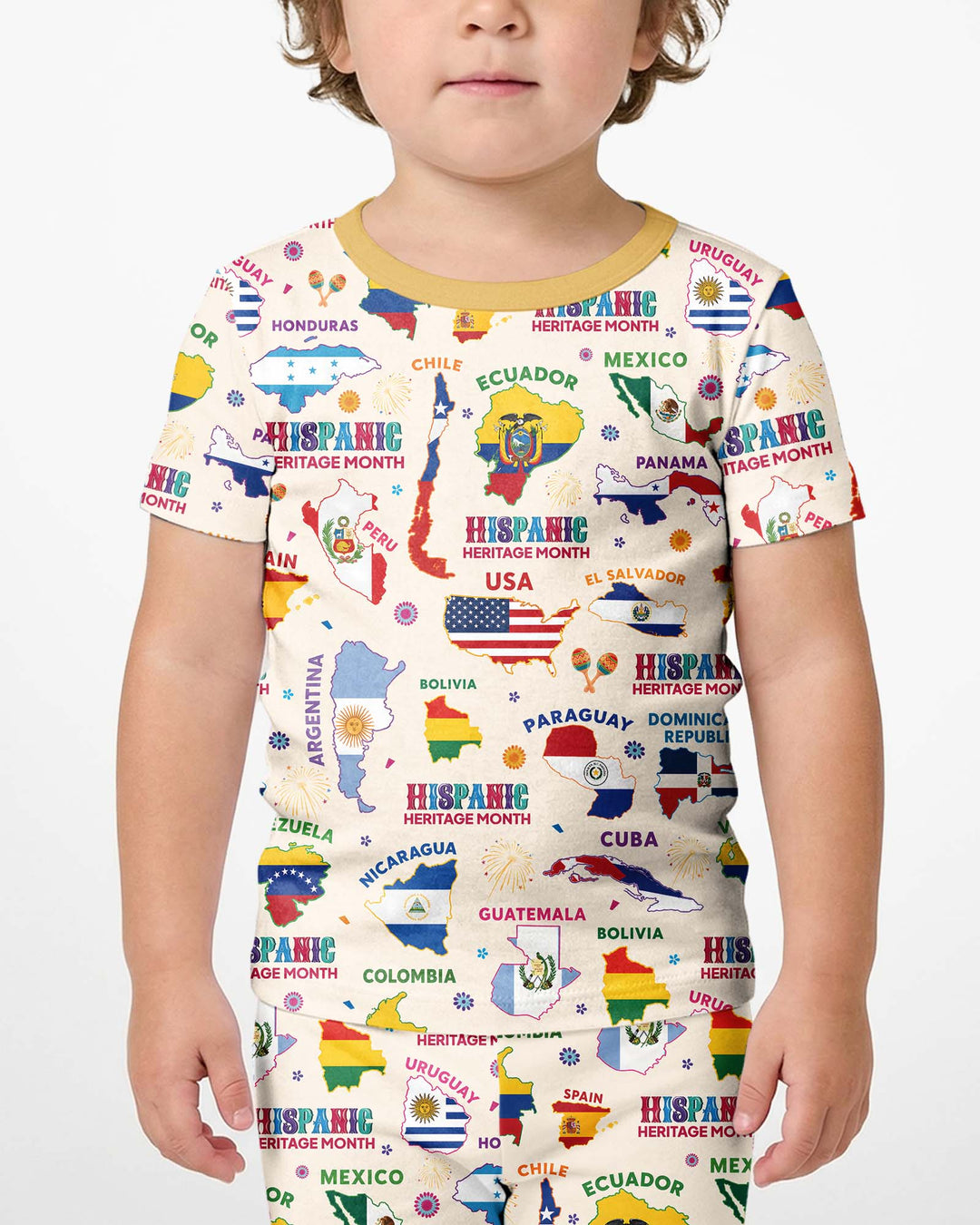 Template Bamboo Two Piece Short Sleeve Shorts Pyjamas Set