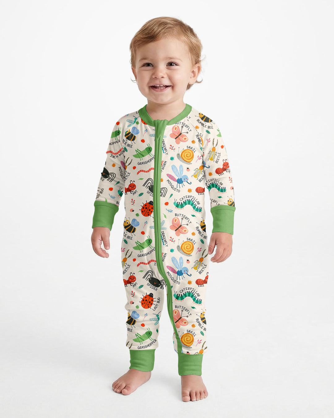 Bug Field Guide Bamboo Convertible Zippy