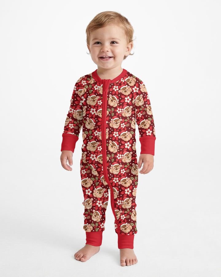 Christmas Highland Cows Bamboo Convertible Zippy