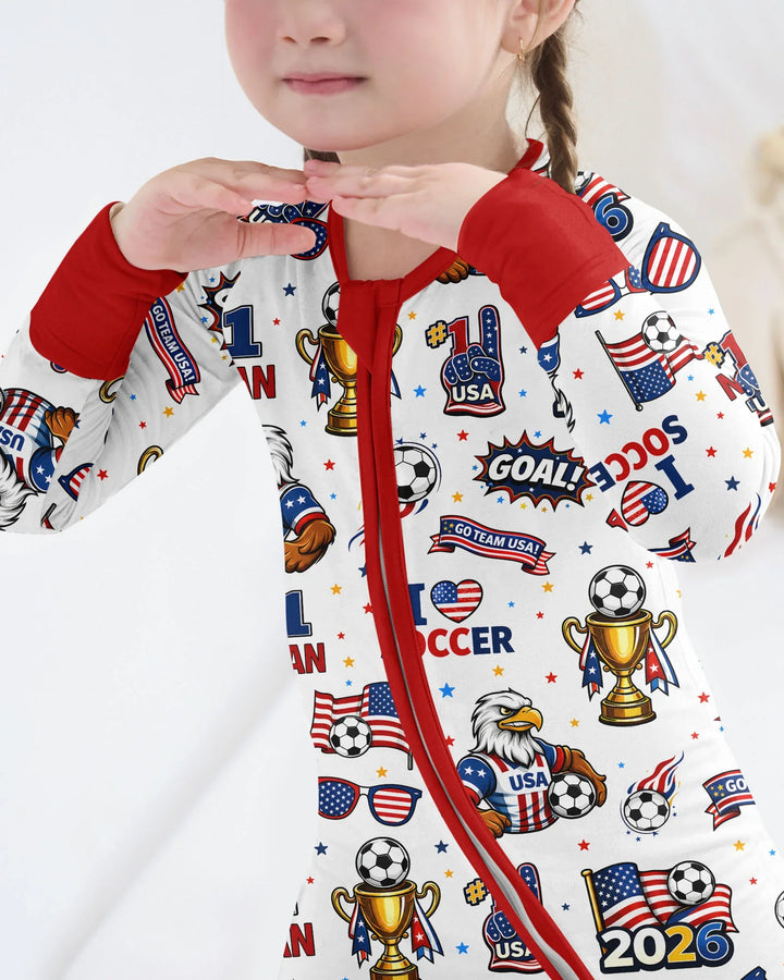 USA Soccer 2026 Party Bamboo Convertible Zippy