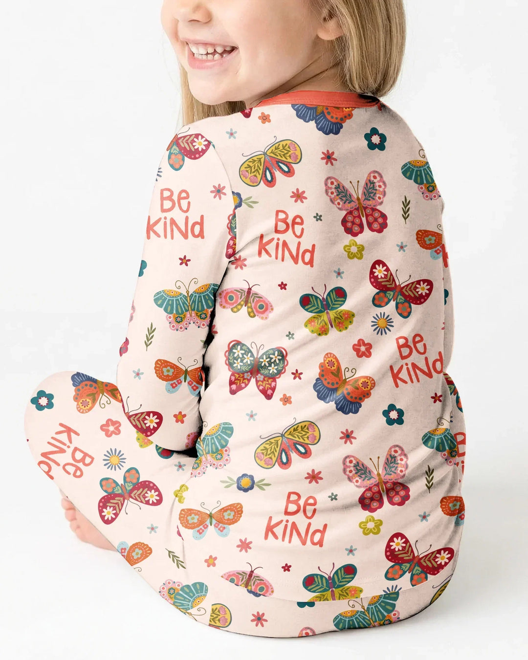Template Bamboo Two Piece Long Sleeve Pyjamas Set