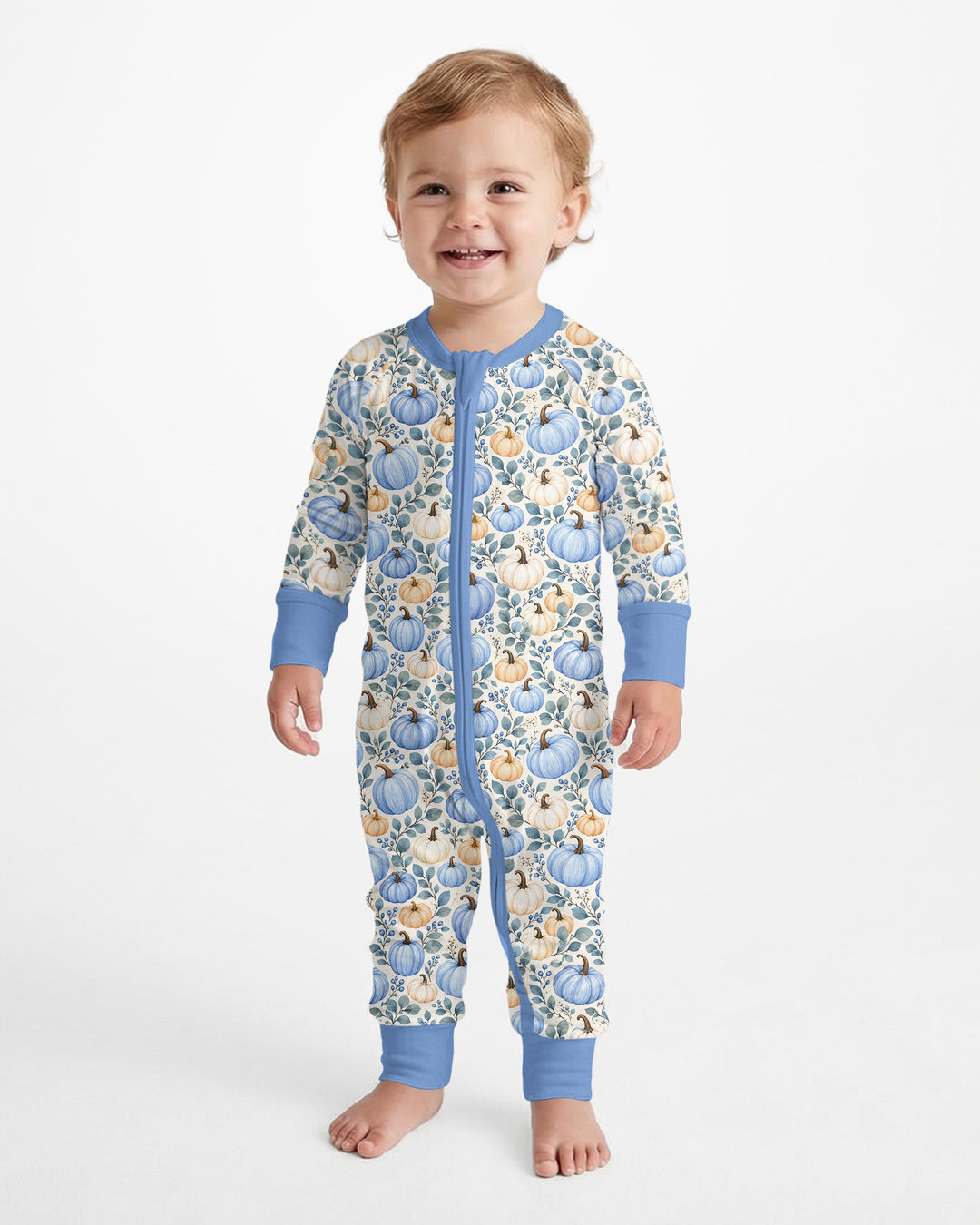 Pumpkin Cozy Fall Bamboo Convertible Zippy