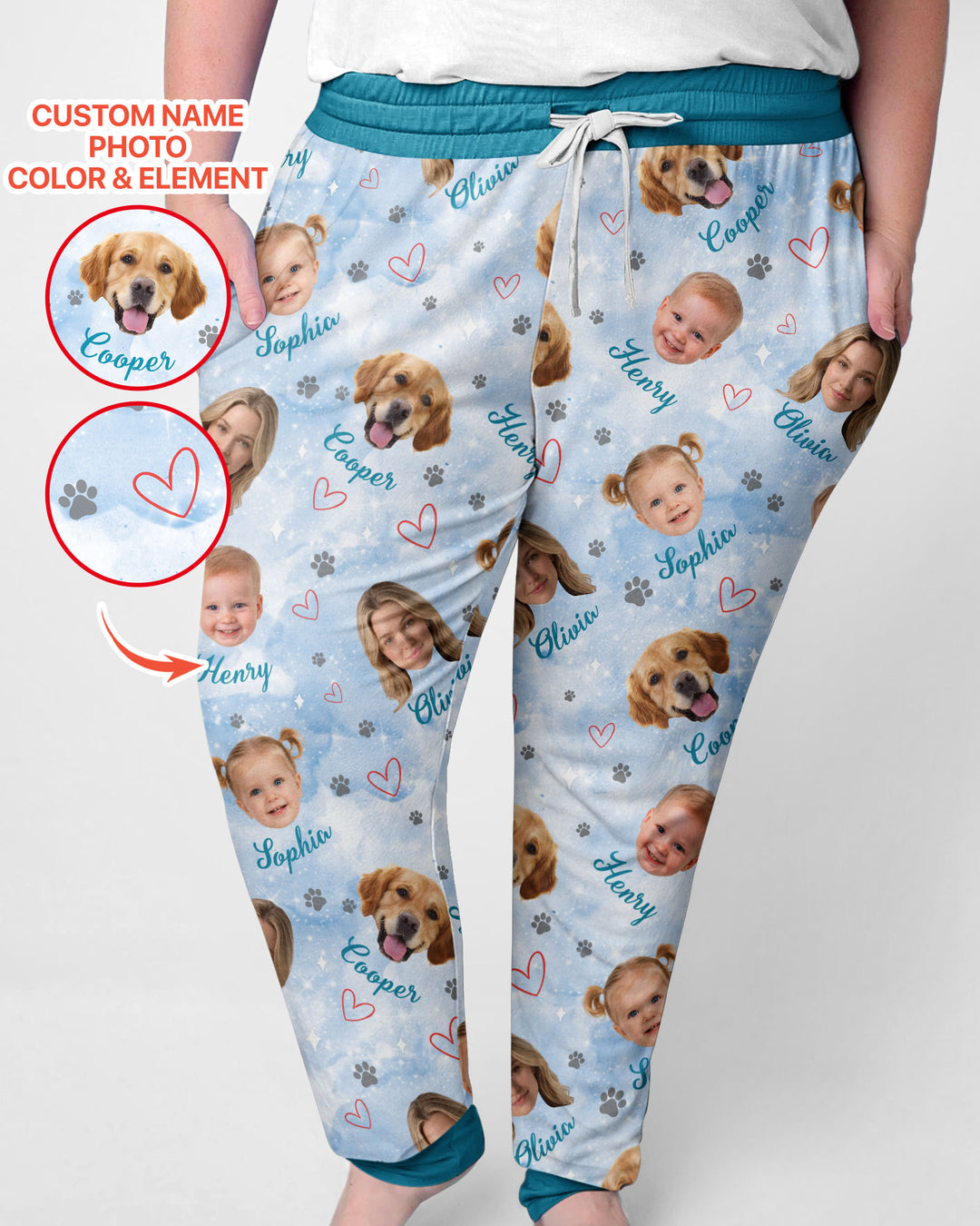 Personalized Family Matching Bamboo Women Pajama Set