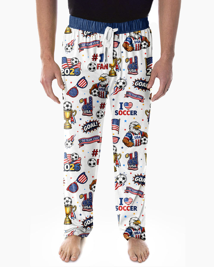 USA Soccer 2026 Party Bamboo Men's Pajama Set