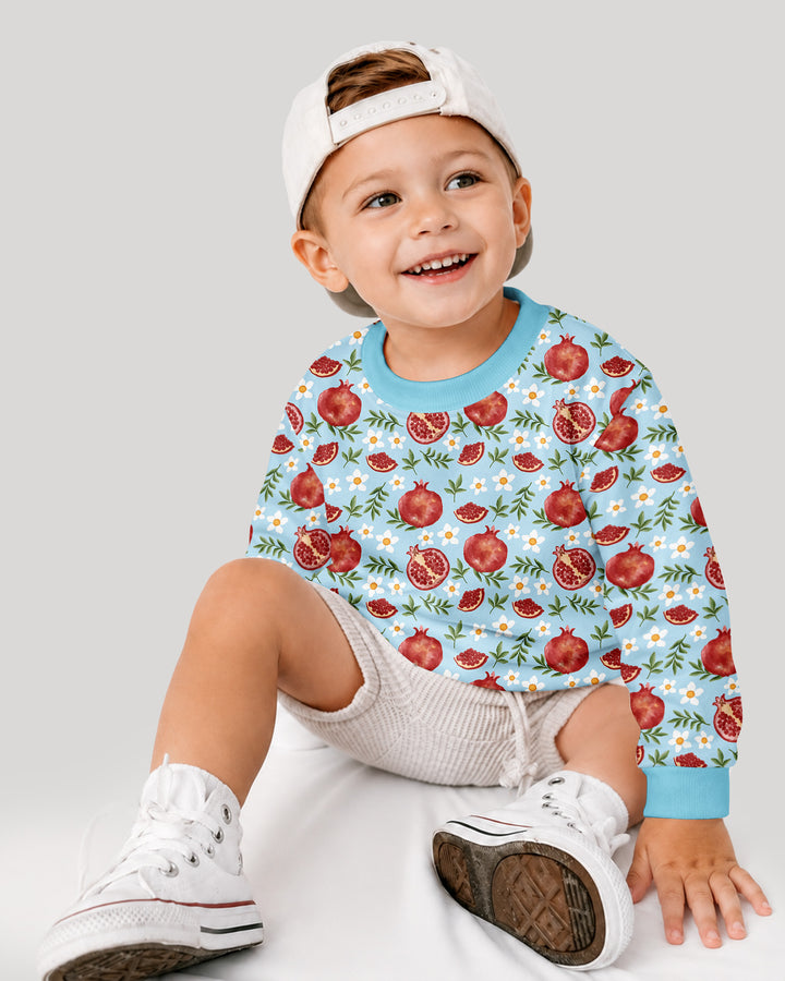 Pomegranate Garden Joy Family Matching Bamboo Crewneck Sweatshirt