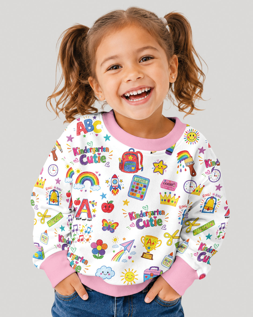 Kindergarten Cutie Bamboo Crewneck Sweatshirt