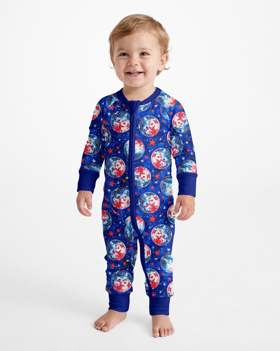 USA Disco Balls Bamboo Convertible Zippy