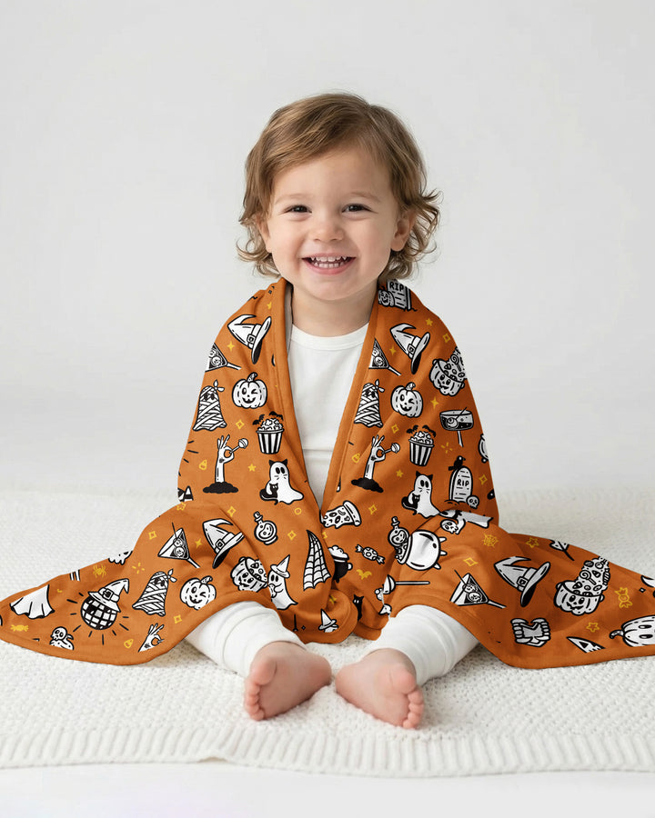 Spooky Season Bamboo Blanket