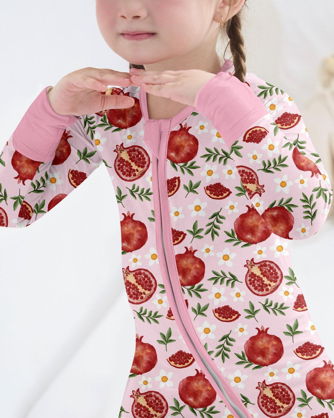 Pomegranate Garden Joy Family Matching Bamboo Convertible Zippy