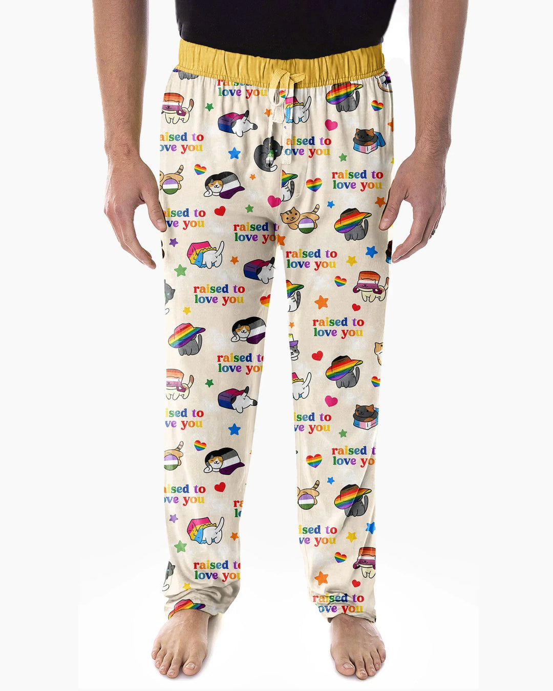 Rainbow Paws Family Matching Bamboo Men's Pajama Set