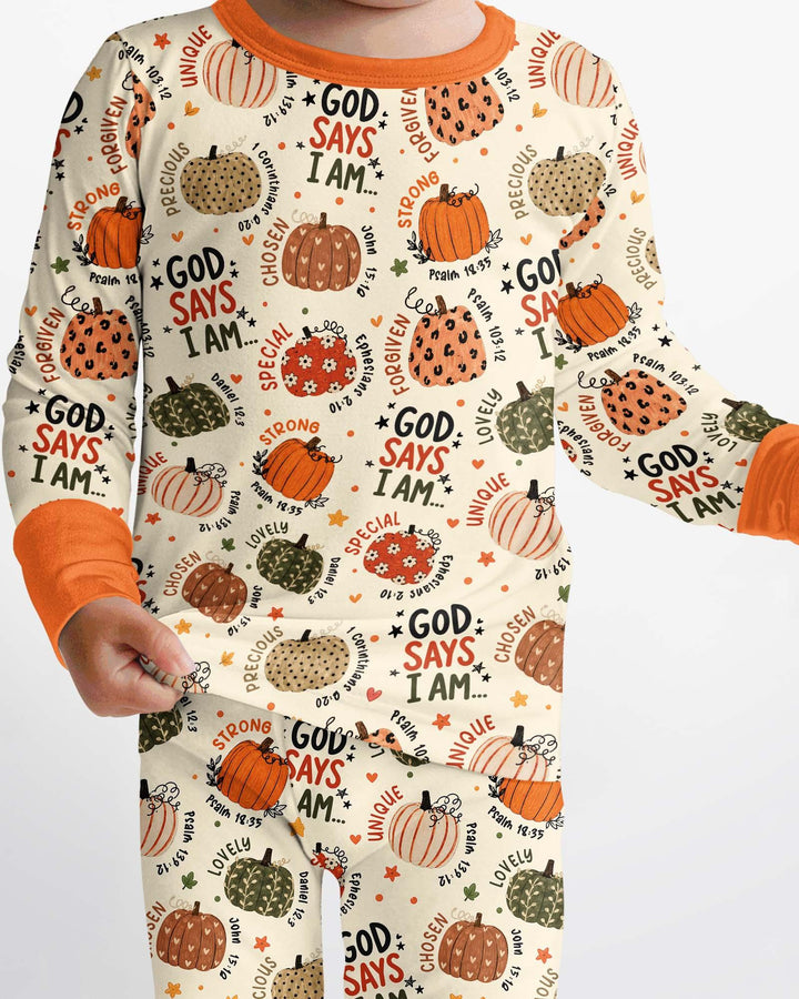 Template Bamboo Two Piece Long Sleeve Pyjamas Set