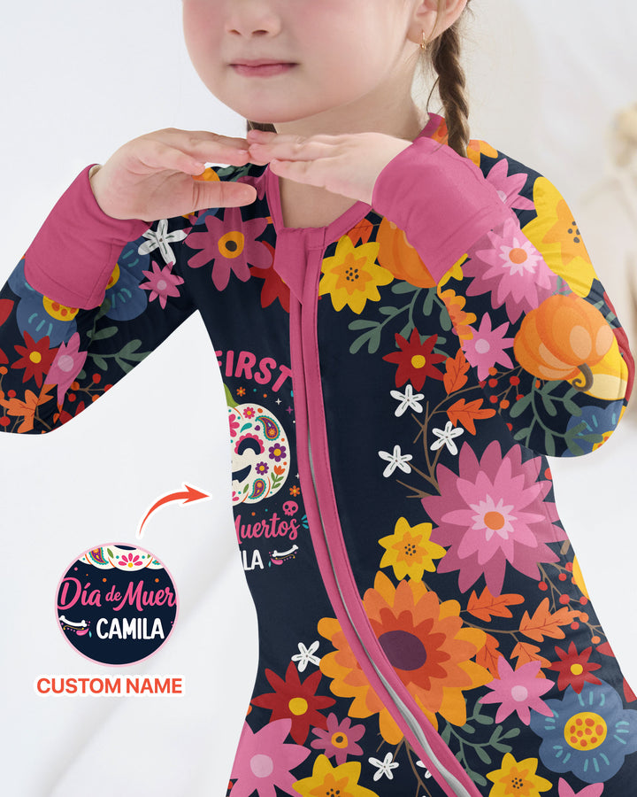 My first Dia de Muertos Bamboo Convertible Zippy