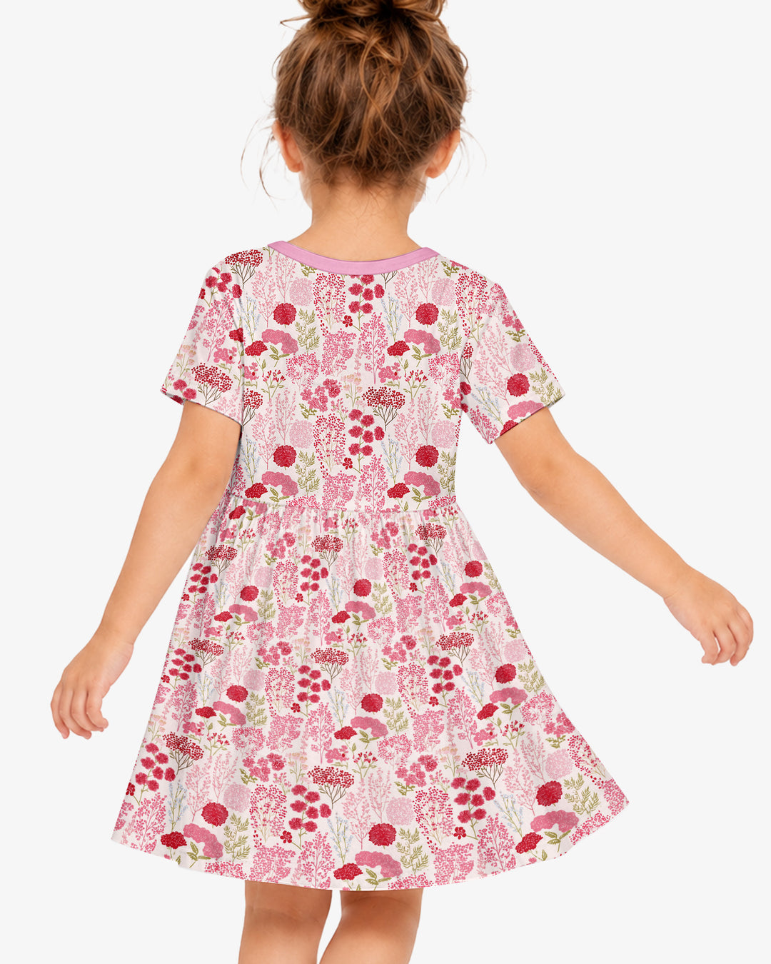Blushing Wildflowers Bamboo Twirl Dress