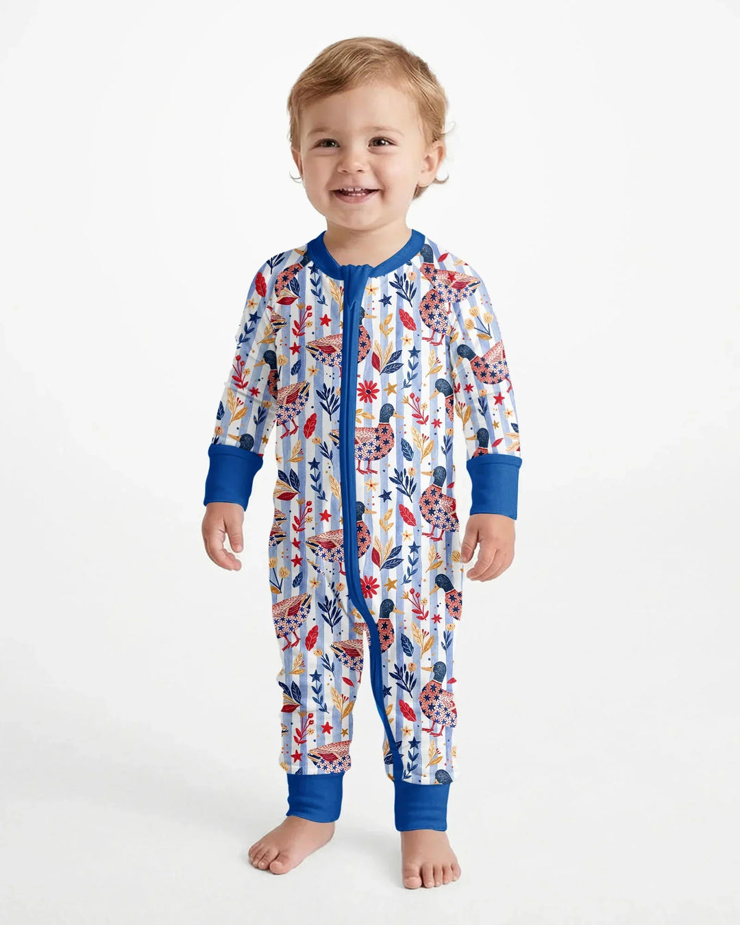 Patriotic Mallard Duck Bamboo Convertible Zippy