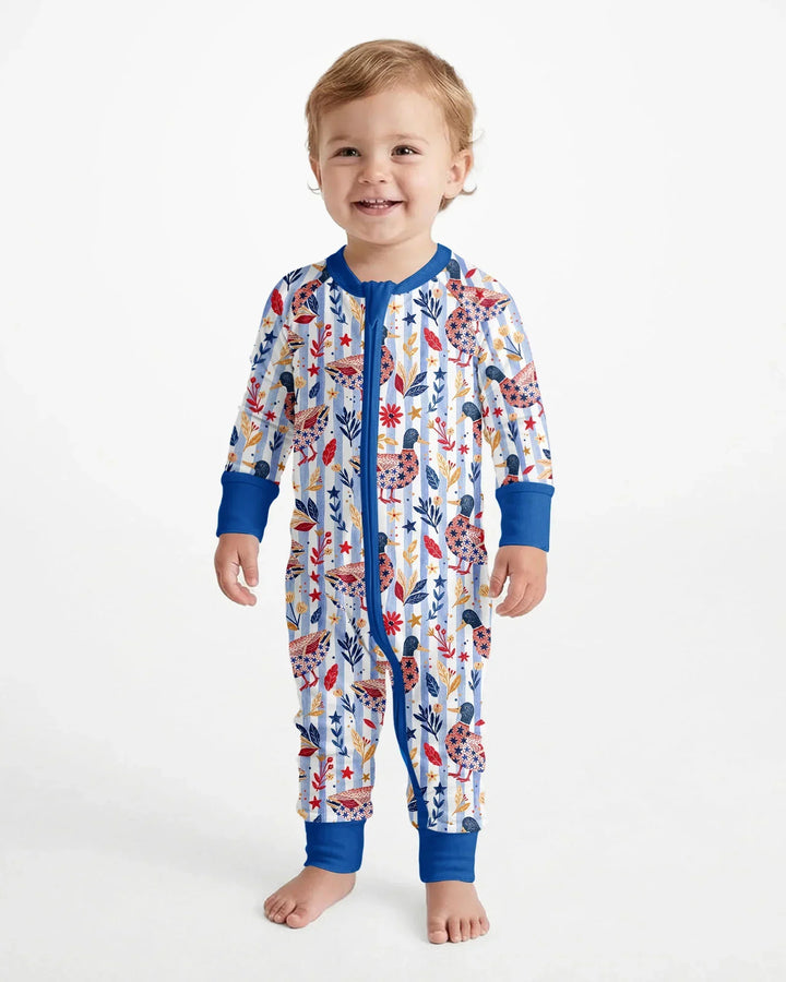 Patriotic Mallard Duck Bamboo Convertible Zippy