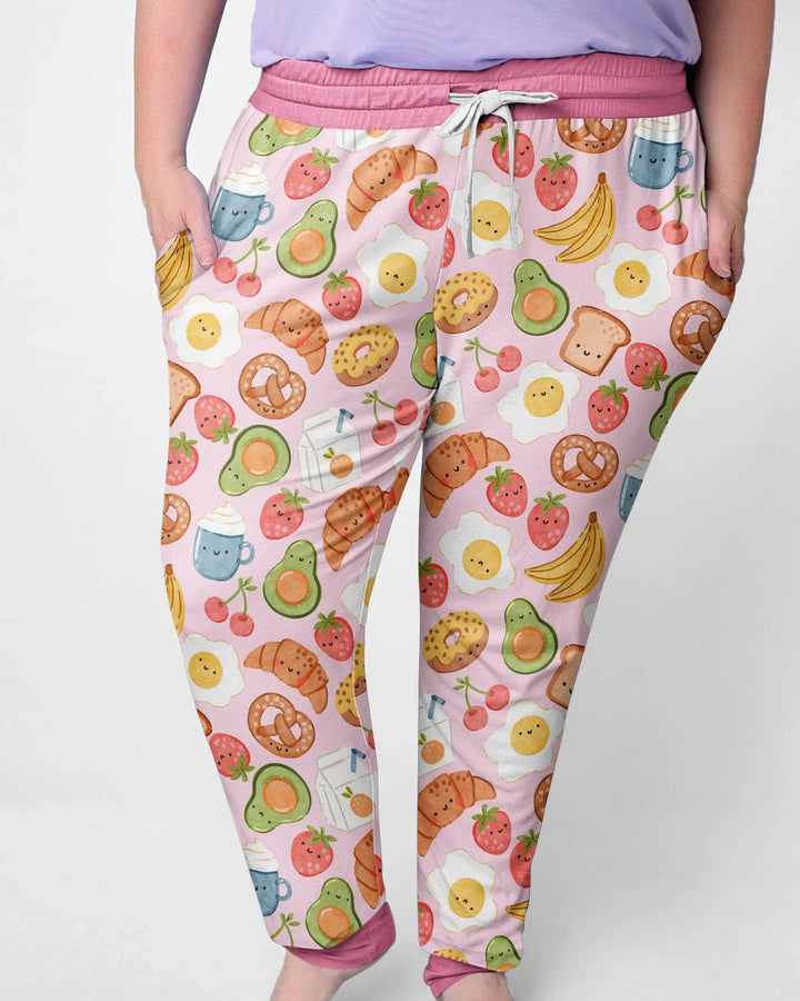 Breakfast Buddies Family Matching Bamboo Women Pajama Set