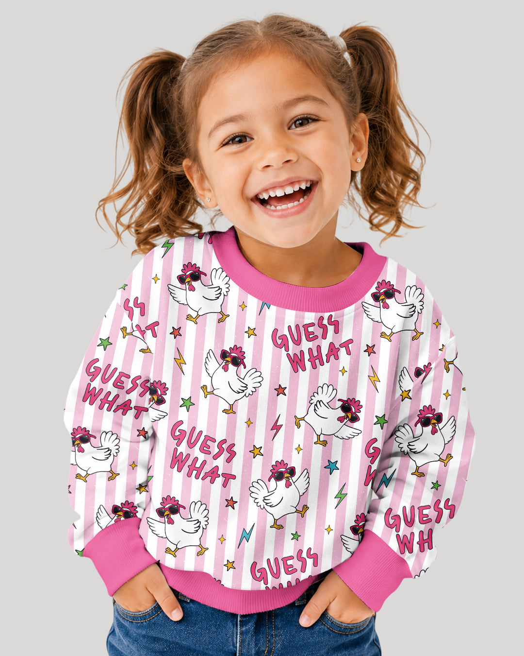 Guess What Chicken Butt! Bamboo Crewneck Sweatshirt