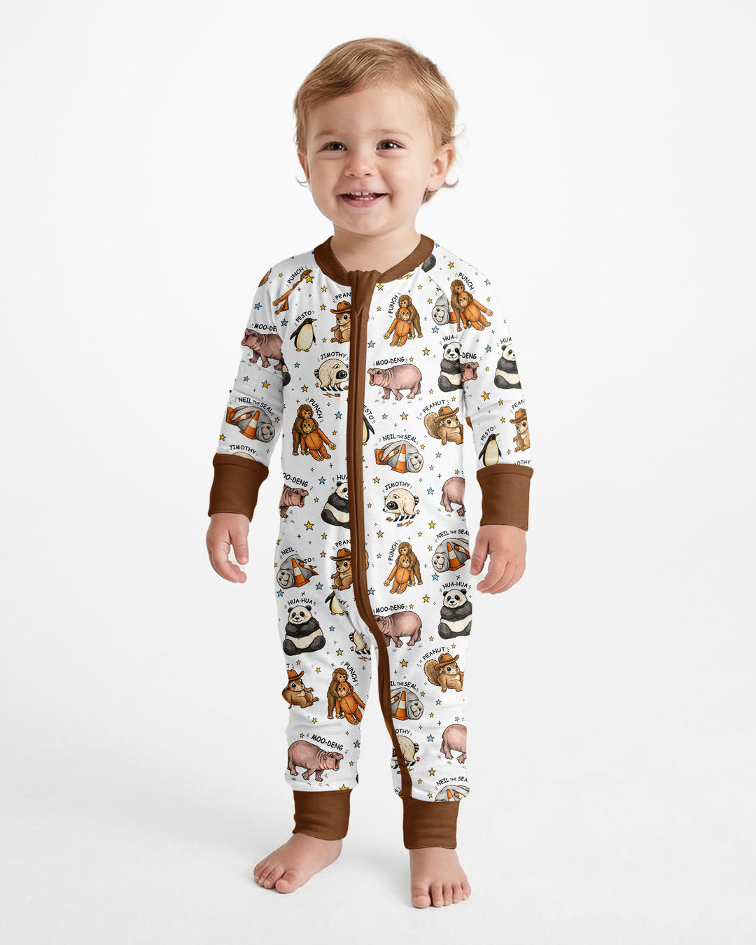 Cute Viral Animals Bamboo Convertible Zippy